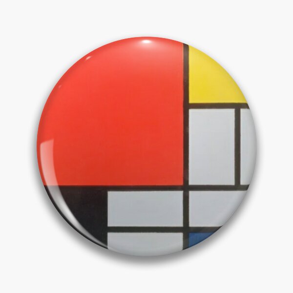 Artikelvorschau, Piet Mondrian - Komposition mit Rot, Blau, Gelb und Schwarz, Nr. 2, entworfen und verkauft von Olivia-One.