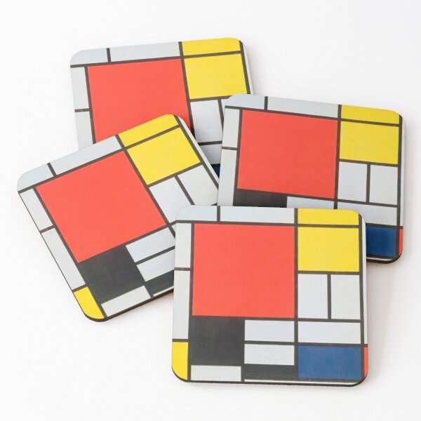 Item preview, piet mondrian - Composition with Red, Blue, Yellow, and Black,No.2, designed and sold by Olivia-One.