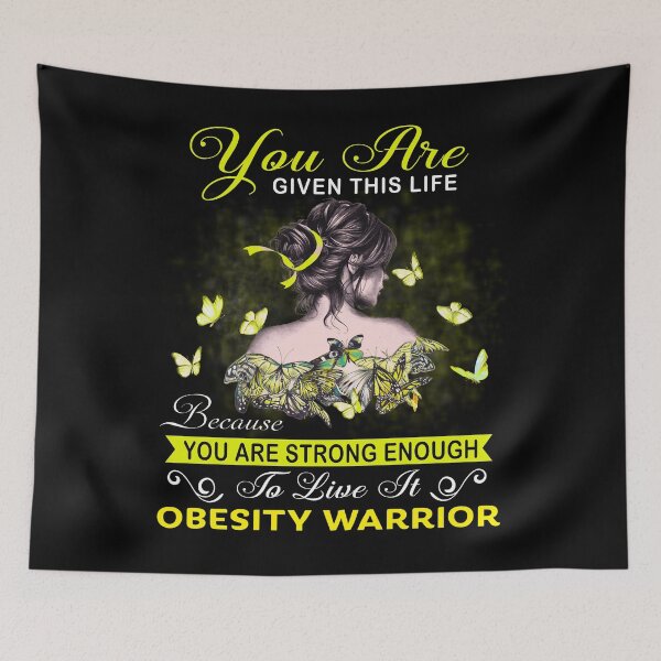 Item preview, You Are Strong Enough To Live It Obesity Warrior designed and sold by Kohend.