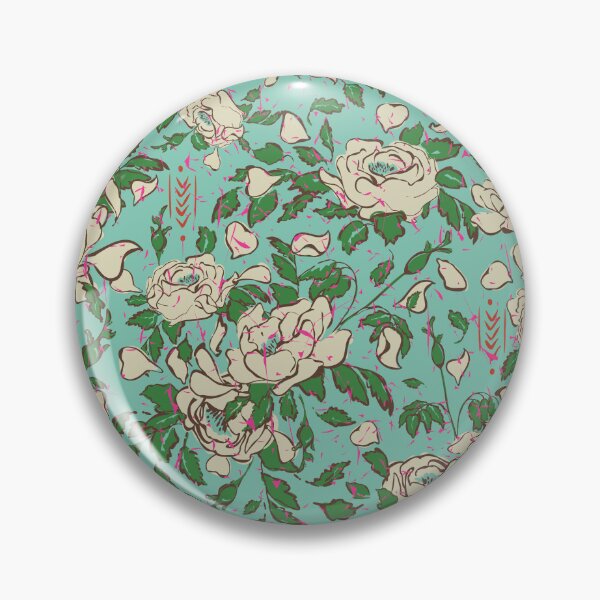 Item preview,  Vintage Boho Roses western arrows Aqua designed and sold by Ruth Cadioli.