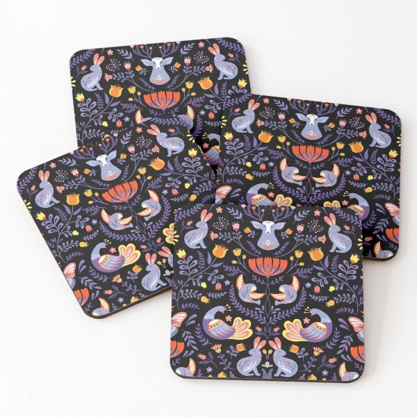 Item preview, Purple Scandinavian Garden designed and sold by Unalomedesigns.