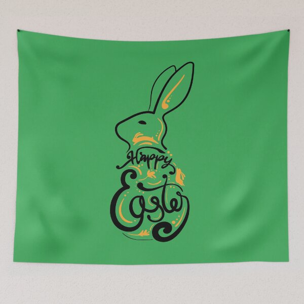 Item preview, Cute Easter Bunny, Happy Spring Celebration Gift for Mom and Dad Sticker and T-shirt designed and sold by Eddyed.