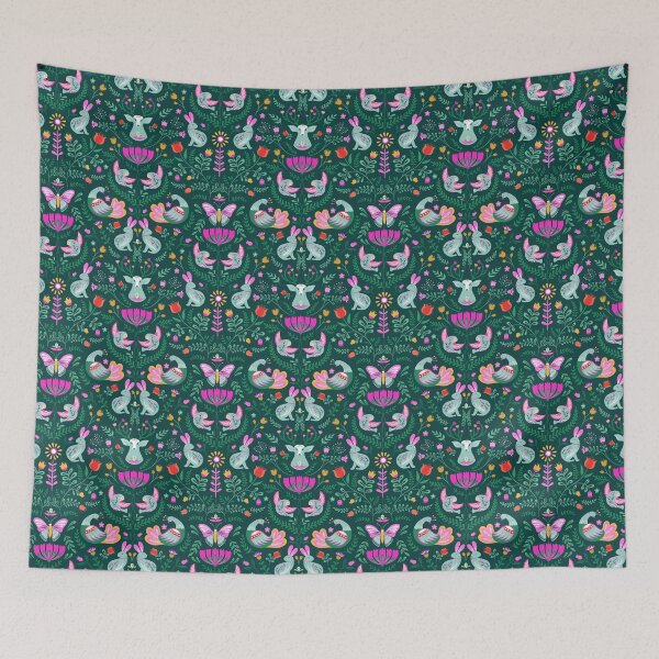 Item preview, Green Scandinavian Garden designed and sold by Unalomedesigns.
