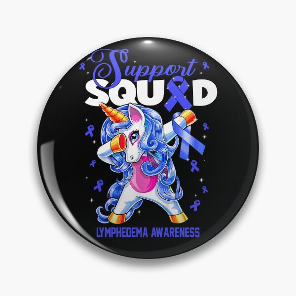 Item preview, Cute Unicorn Support Squad Lymphedema Awareness Men Women Kid designed and sold by tenjun16.