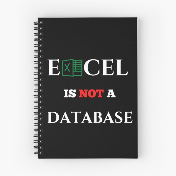 Item preview,  Excel is Not a Database designed and sold by MDARTSY.