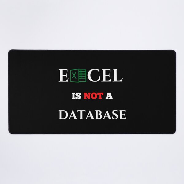 Item preview,  Excel is Not a Database designed and sold by MDARTSY.