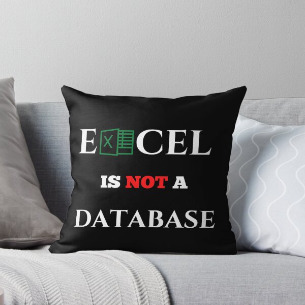 Item preview, Excel is Not a Database designed and sold by MDARTSY.