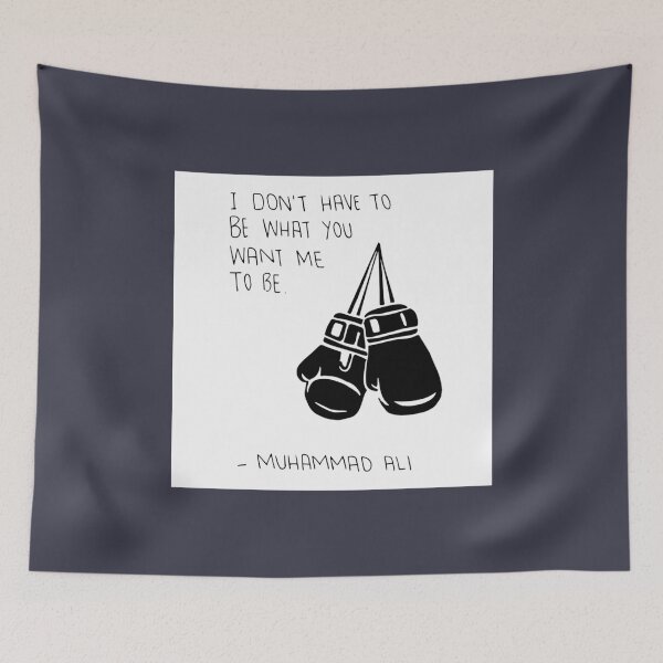 Item preview, Muhammad Ali Quote on Being Yourself designed and sold by HimTungRS.