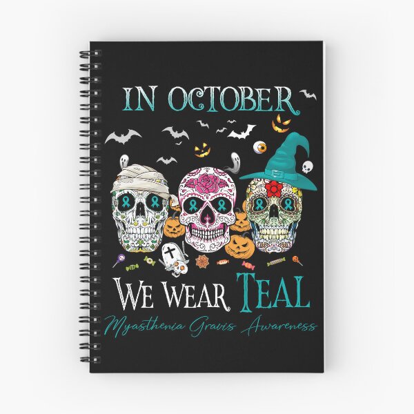 Item preview, In October We Wear Teal Myasthenia Gravis Awareness designed and sold by Sabfit.