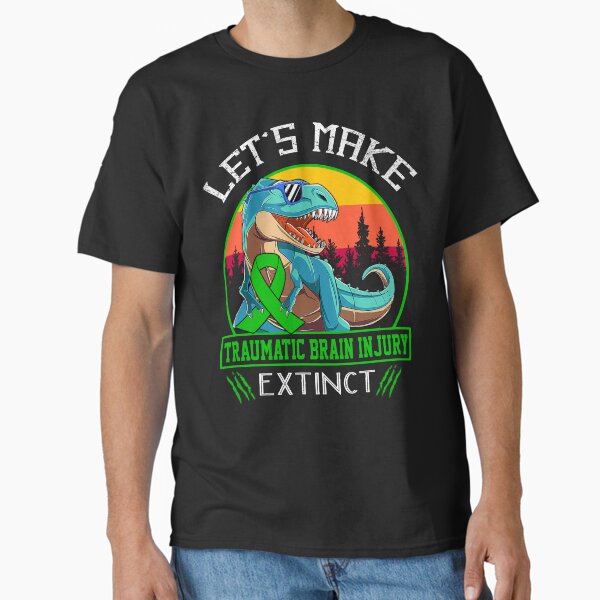 Item preview, Let's Make Traumatic Brain Injury Extinct Dinosaur Men Women Kid designed and sold by Mnrshirley.