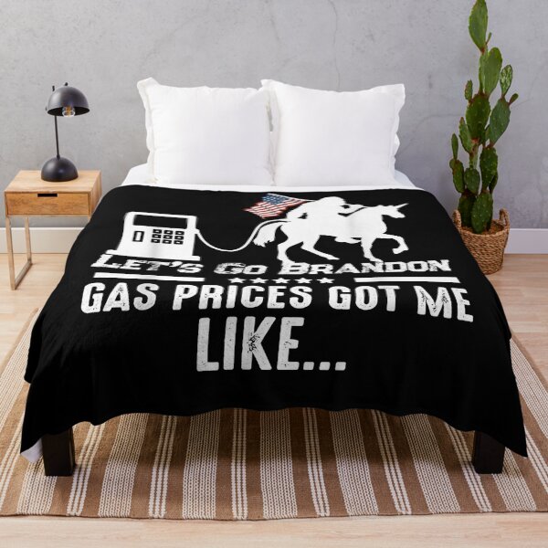 Item preview, Gas Price Got Me Like Let's Go Brandon US America Flag designed and sold by JillDockin.