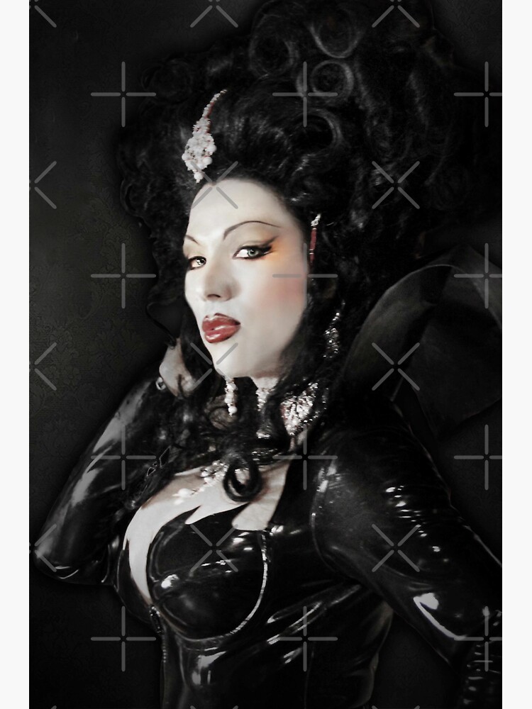 Latex Evil Queen Sticker for Sale by GoddessCheyenne Redbubble