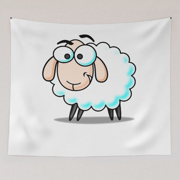 Item preview, Sheep Sticker Animal Art designed and sold by Ferreira1762.