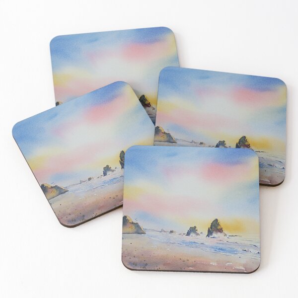 Item preview, Evening light at Secret Beach designed and sold by Renee Walden.
