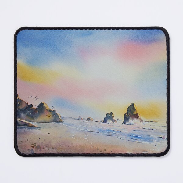 Item preview, Evening light at Secret Beach designed and sold by Renee Walden.