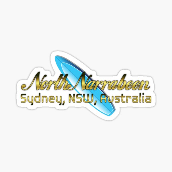 Surf North Narrabeen Sticker