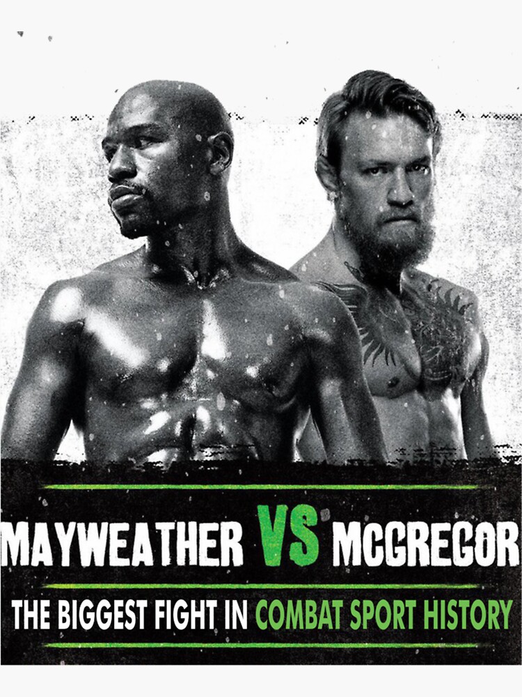 "Money Fight McGregor Vs Mayweather" Sticker by BanLamKite Redbubble