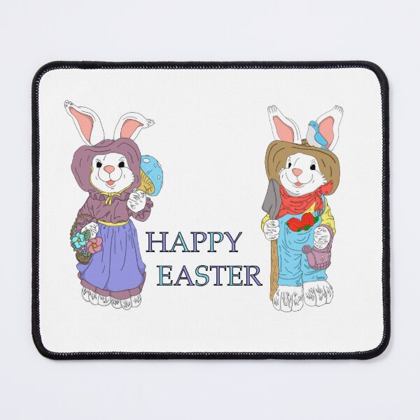 Item preview, Happy Easter - Bunnies designed and sold by BubbleDesigns4U.