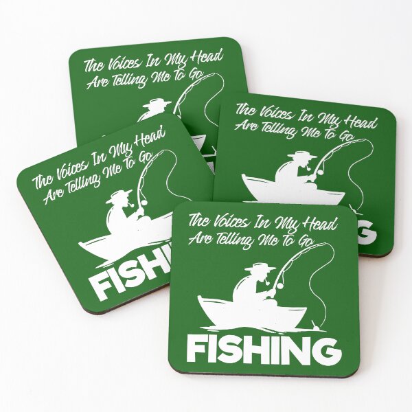 Item preview, The Voices In My Head Are Telling Me To Go Fishing designed and sold by TheCrazyBear.