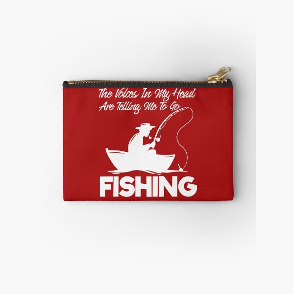 Item preview, The Voices In My Head Are Telling Me To Go Fishing designed and sold by TheCrazyBear.