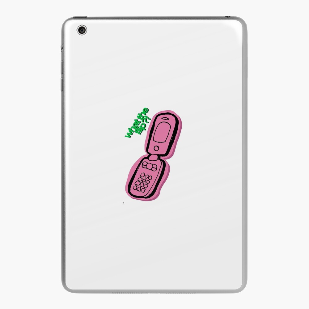 Pink Flip Phone with empty screen iPad Case & Skin for Sale by NewEclipse