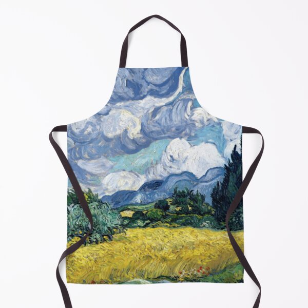 Item preview, Wheat field with cypresses designed and sold by butlrrichard.