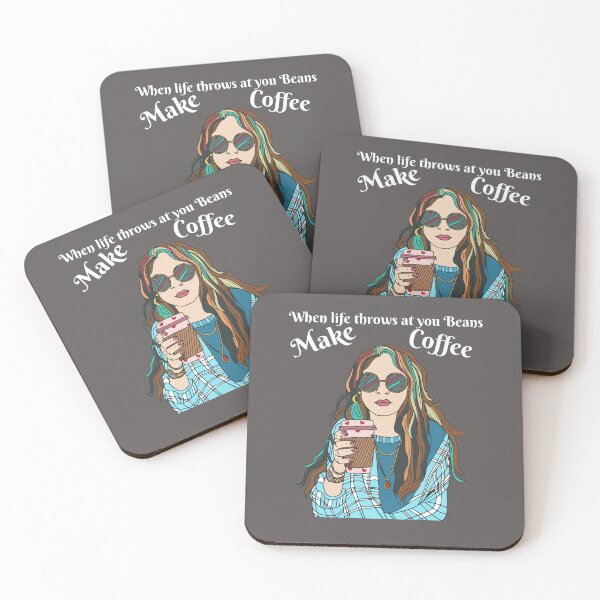 Item preview, when life throws at you Beans, make Coffee designed and sold by Brewed  Styles.