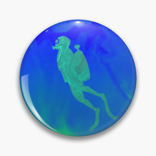 Item preview, Mermaid and Scuba Diver in a Surreal Ocean designed and sold by Artistability.