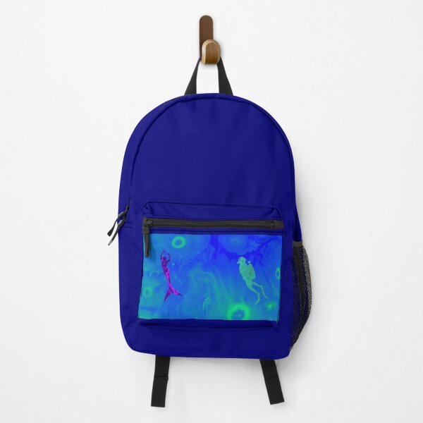 Item preview, Mermaid and Scuba Diver in a Surreal Ocean designed and sold by Artistability.