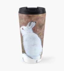 Taza de viaje Liebre de montaña blanca (Lepus timidus)