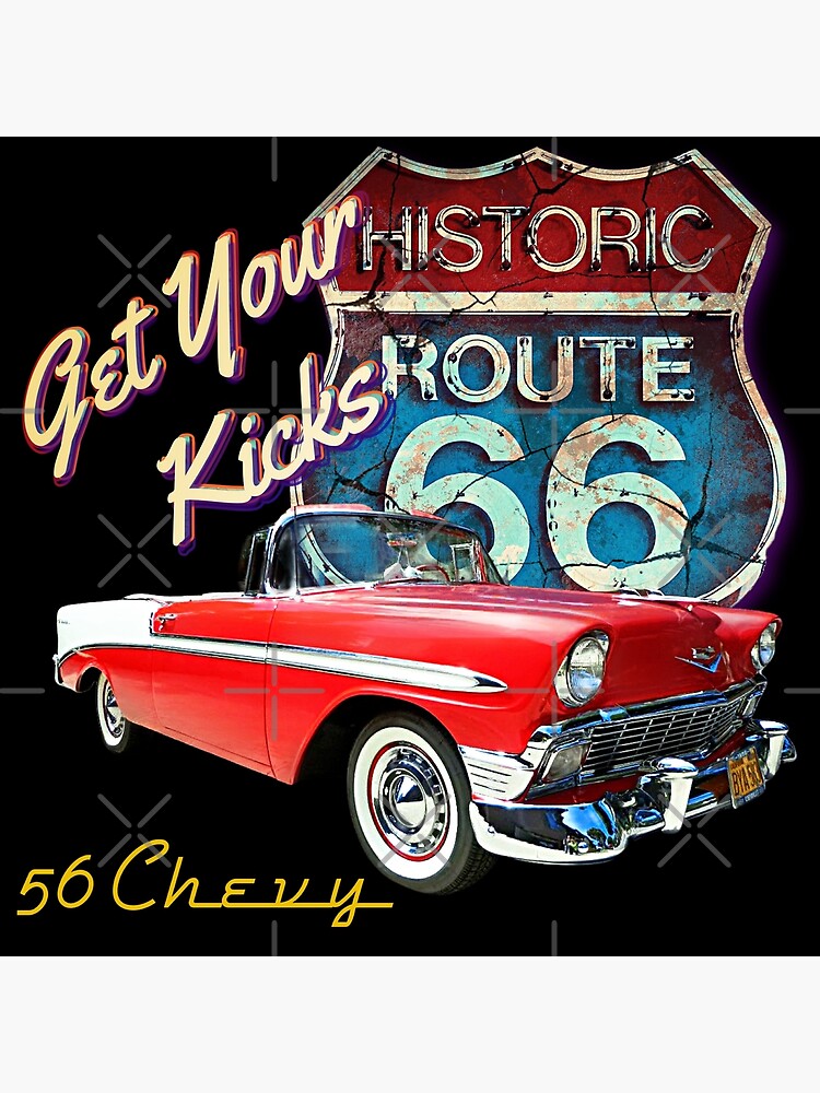 1956 Chevy Bel Air Vintage Retro Classic Car Street Hot Rod