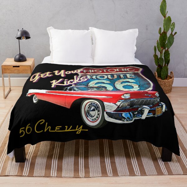 Item preview, 1956 Chevy Bel Air Vintage Retro Classic Car Street Hot Rod Antique Route 66 Design designed and sold by AGED Limited.