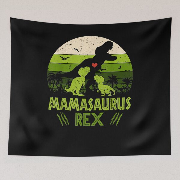 Item preview, Vintage Retro 2 Kids Mamasaurus Dinosaur Lover Gift, Logo Cheap, Logo Unique, Cools, Trending Now designed and sold by GPFFODIO.