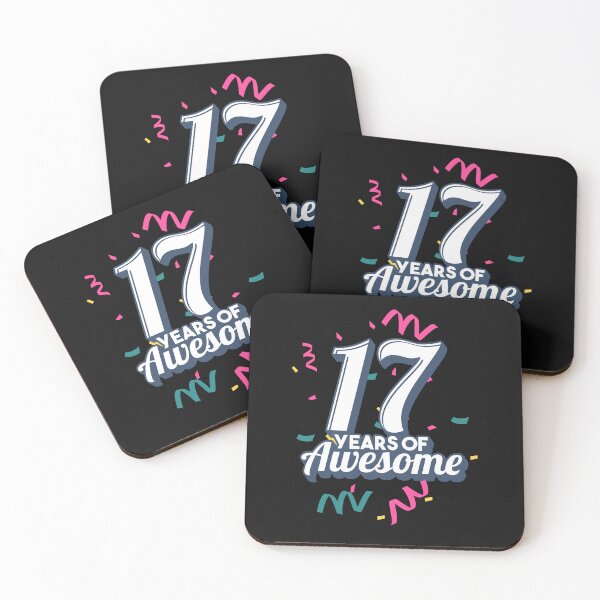 Item preview, 17th Birthday 17 Years of Awesome 17 Years Old Birthday designed and sold by TheBlueHeaven.