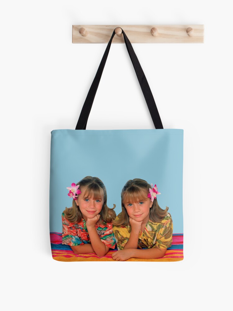 Young Olsen Twins in Hawaiian Shirts | Tote Bag