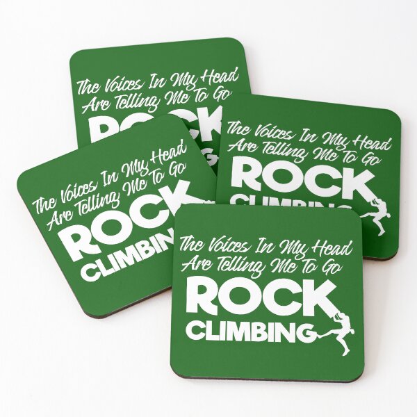 Item preview, The Voices In My Head Are Telling Me To Go Rock Climbing designed and sold by TheCrazyBear.