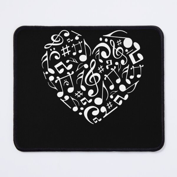 Item preview, Music Heart Notes T shirt Love Singers Band Instruments Note T-Shirt designed and sold by BuchlerRune.