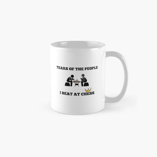 Aperçu de l'œuvre Les larmes de mes adversaires aux échecs créée et vendue par ThePawnStore.