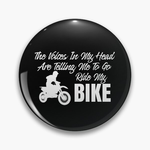 Item preview, The Voices In My Head Are Telling Me To Go Ride My Bike designed and sold by TheCrazyBear.