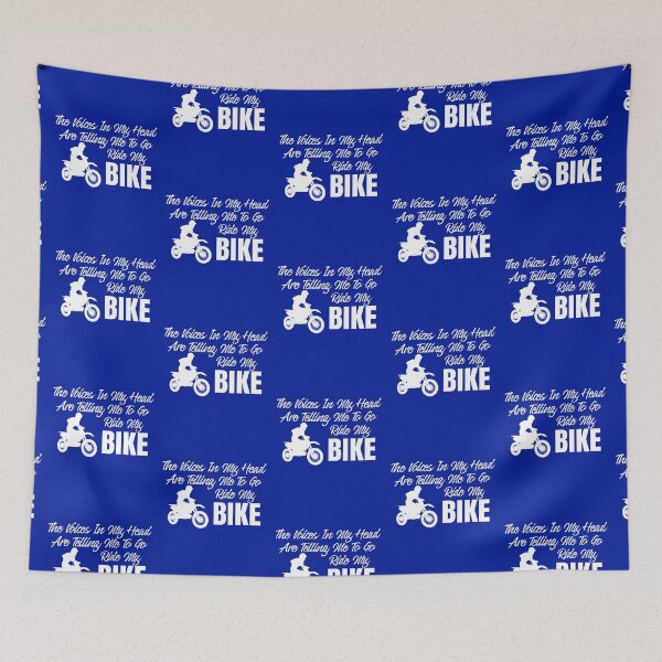 Item preview, The Voices In My Head Are Telling Me To Go Ride My Bike designed and sold by TheCrazyBear.