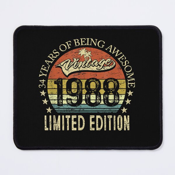 Item preview, 34th Birthday Gifts Vintage 1988 34 Year Old Gift Men Women designed and sold by MaryBeth34.