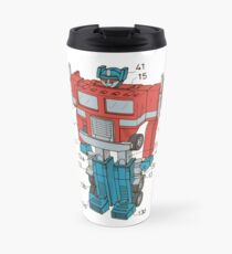 Optimus Prime Transformers Patent Travel Mug