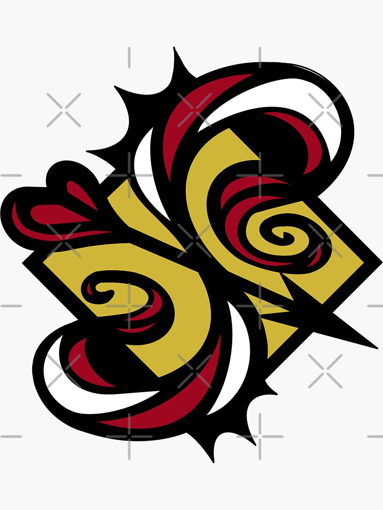 S Logo Pin Sk8 the Infinity Design | Sticker