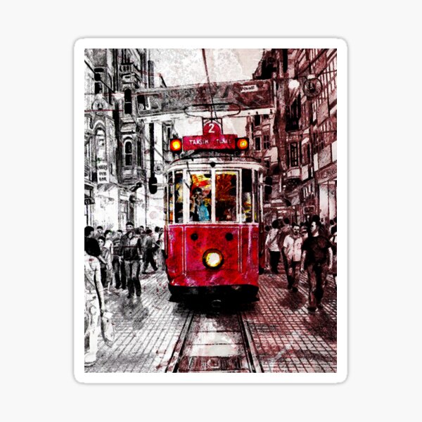 istanbul taksim Sticker