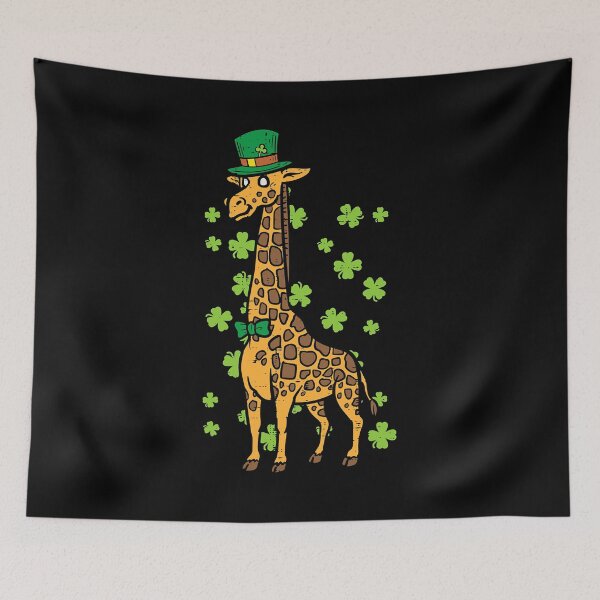 Item preview, Irish Leprechaun Giraffe Shamrock St Patrick Day Animal Gift designed and sold by SkylerKason.