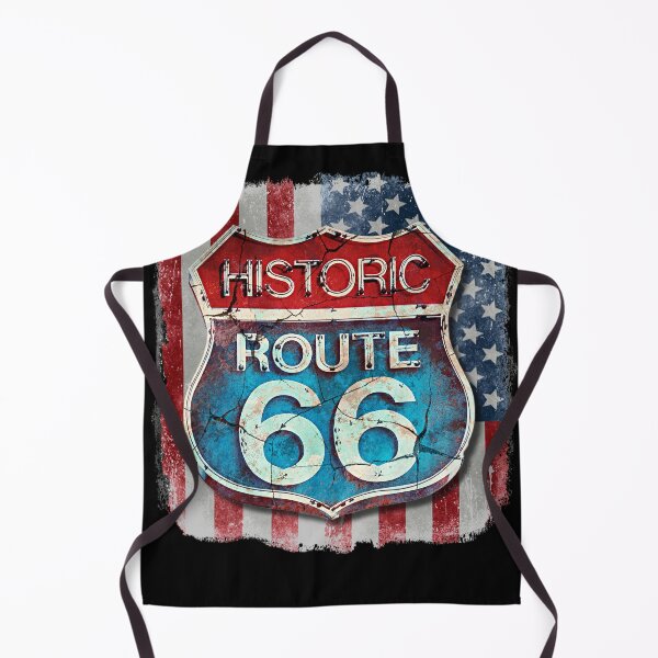 Item preview, Get your kicks on Route 66 sign with the American flag. designed and sold by AGED Limited.