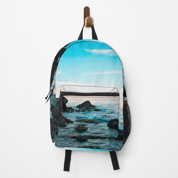 Item preview,  rocky blue ocean beach water  designed and sold by anisbbmbrush.