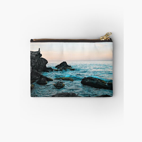 Item preview,  rocky blue ocean beach water  designed and sold by anisbbmbrush.