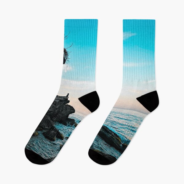 Item preview,  rocky blue ocean beach water  designed and sold by anisbbmbrush.