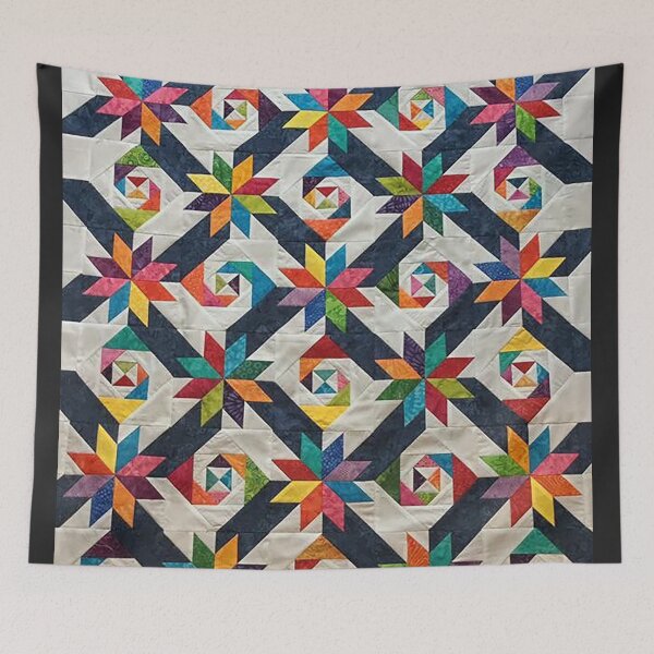 Item preview, quilt,patchwork quilt,quilt pattern,pennsylvannia dutch quilt,lancaster pa,star quilt,farmhouse style designed and sold by Nostrathomas66.